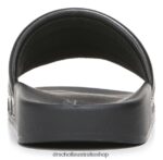 Pisces Chill Slide Sandal Unisex Dr. Scholl's 4Z4JXV209 Black Leather - Image 6