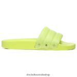 Pisces Chill Slide Sandal Unisex Dr. Scholl's 4Z4JXV211 Lime Leather - Image 2