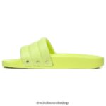 Pisces Chill Slide Sandal Unisex Dr. Scholl's 4Z4JXV211 Lime Leather - Image 3
