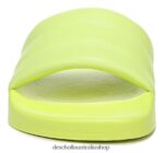 Pisces Chill Slide Sandal Unisex Dr. Scholl's 4Z4JXV211 Lime Leather - Image 5