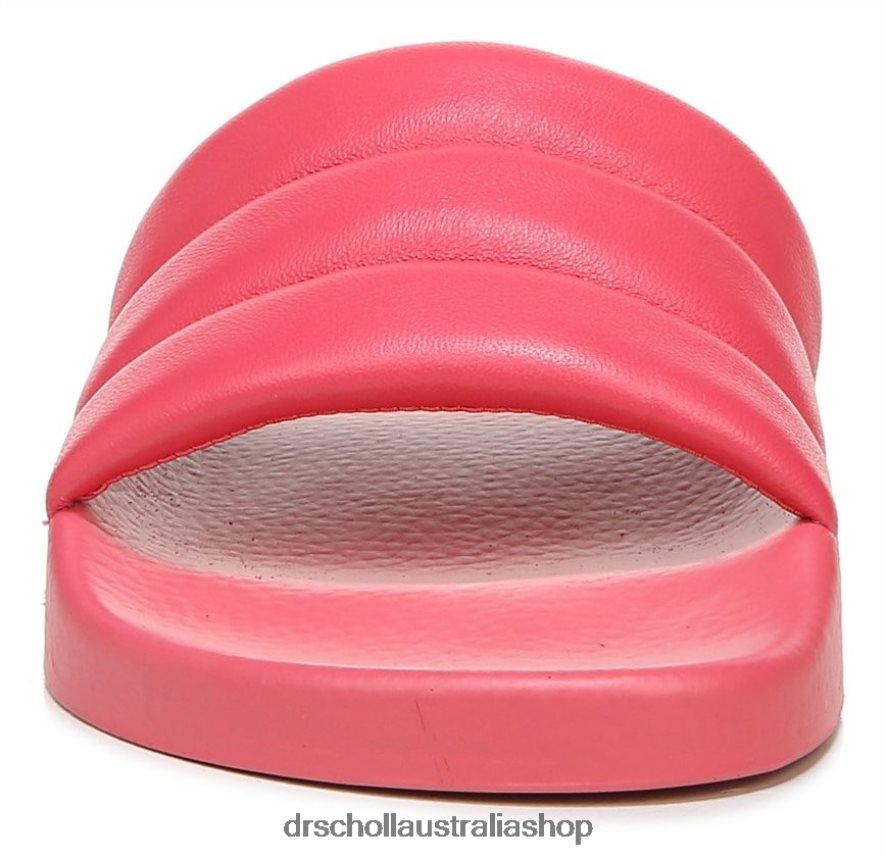 Pisces Chill Slide Sandal Unisex Dr. Scholl's 4Z4JXV212 Dark Pink Leather - Image 5
