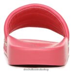 Pisces Chill Slide Sandal Unisex Dr. Scholl's 4Z4JXV212 Dark Pink Leather - Image 6