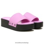 Pisces Max Platform Slide Sandal Unisex Dr. Scholl's 4Z4JXV200 Purple Leather