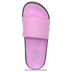 Pisces Max Platform Slide Sandal Unisex Dr. Scholl's 4Z4JXV200 Purple Leather - Image 4