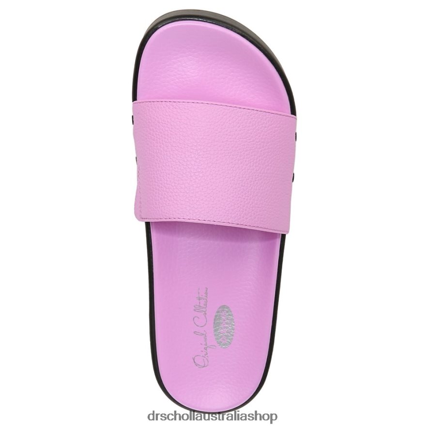 Pisces Max Platform Slide Sandal Unisex Dr. Scholl's 4Z4JXV200 Purple Leather - Image 4