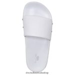 Pisces Pool Slide Sandal Unisex Dr. Scholl's 4Z4JXV188 White Leather - Image 4