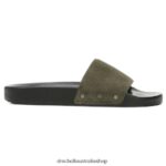 Pisces Pool Slide Sandal Unisex Dr. Scholl's 4Z4JXV191 Olive - Image 2