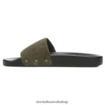 Pisces Pool Slide Sandal Unisex Dr. Scholl's 4Z4JXV191 Olive - Image 3