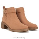 Retrospect Ankle Bootie Unisex Dr. Scholl's 4Z4JXV90 Brown Fabric