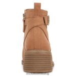 Retrospect Ankle Bootie Unisex Dr. Scholl's 4Z4JXV90 Brown Fabric - Image 6