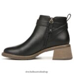 Retrospect Ankle Bootie Unisex Dr. Scholl's 4Z4JXV91 Black Synthetic - Image 3