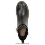 Retrospect Ankle Bootie Unisex Dr. Scholl's 4Z4JXV91 Black Synthetic - Image 4