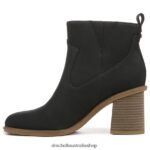 Rodeo Block Heel Bootie Unisex Dr. Scholl's 4Z4JXV230 Black Synthetic - Image 3