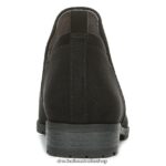 Rollin Slip On Bootie Unisex Dr. Scholl's 4Z4JXV133 Black Fabric - Image 6