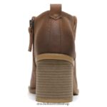 Roxanne Block Heel Ankle Boot Unisex Dr. Scholl's 4Z4JXV247 New Copper Brown Synthetic - Image 6
