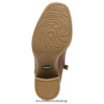 Roxanne Block Heel Ankle Boot Unisex Dr. Scholl's 4Z4JXV247 New Copper Brown Synthetic - Image 7