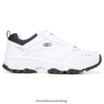 Sebastian Walking Shoe Unisex Dr. Scholl's 4Z4JXV303 White/Navy Leather - Image 2