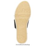 Sheena Wedge Sandal Unisex Dr. Scholl's 4Z4JXV128 Black Smooth - Image 7