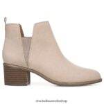Teammate Heeled Bootie Unisex Dr. Scholl's 4Z4JXV142 Putty Microfiber - Image 2