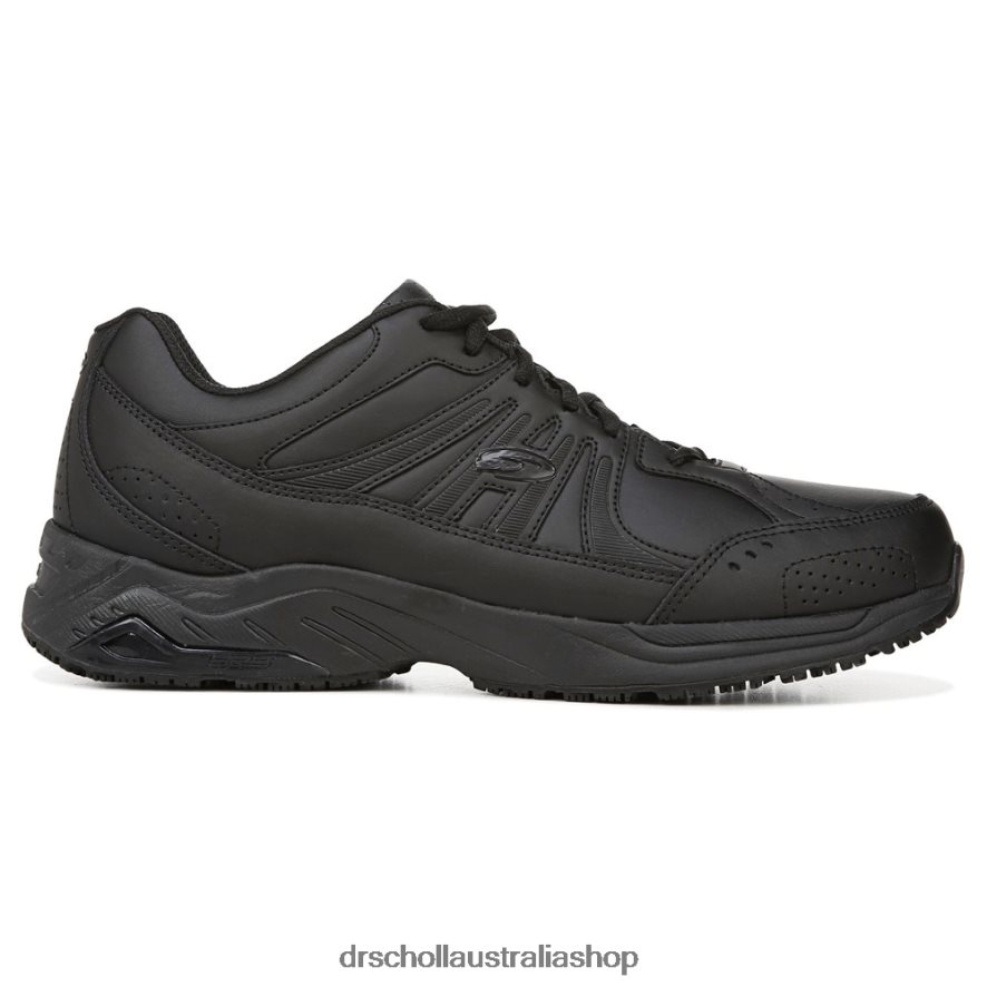 Titan 2 Slip Resistant Sneaker Unisex Dr. Scholl's 4Z4JXV291 Black Leather - Image 2