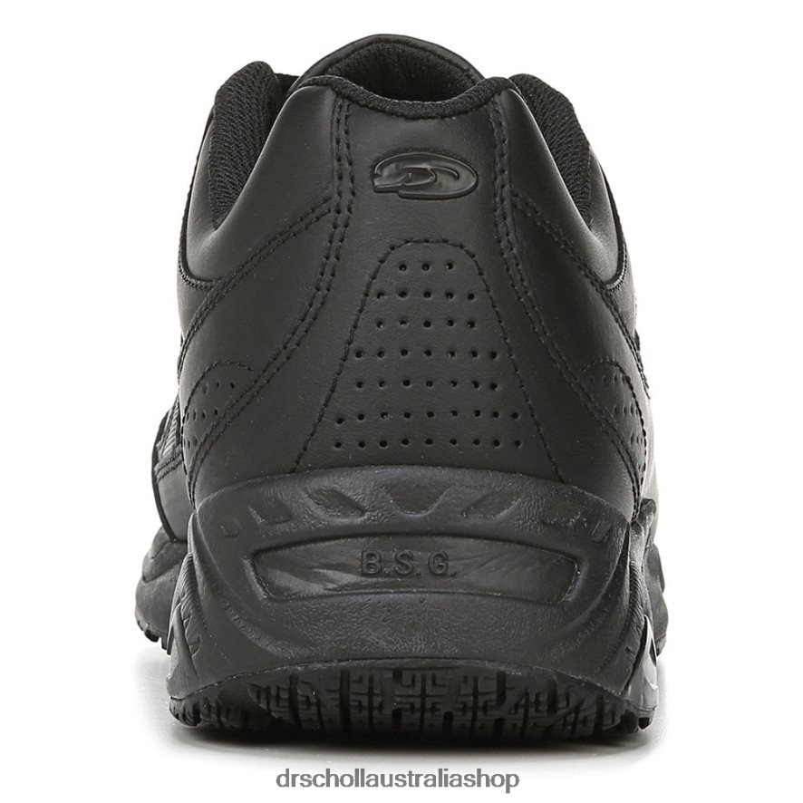 Titan 2 Slip Resistant Sneaker Unisex Dr. Scholl's 4Z4JXV291 Black Leather - Image 6