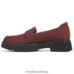 Vibrant Loafer Unisex Dr. Scholl's 4Z4JXV227 Rich Red Fabric - Image 3