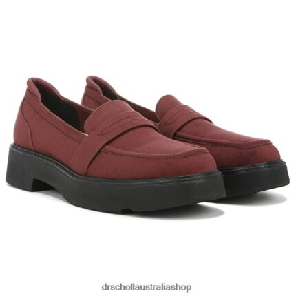Vibrant Loafer Unisex Dr. Scholl's 4Z4JXV227 Rich Red Fabric