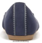 Wexley Adorn Ballerina Unisex Dr. Scholl's 4Z4JXV97 Navy Fabric - Image 6
