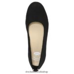 Wexley Ballerina Unisex Dr. Scholl's 4Z4JXV73 Black Fabric - Image 4