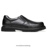 Winder II Slip Resistant Slip On Unisex Dr. Scholl's 4Z4JXV290 Black Leather - Image 2