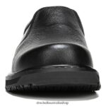 Winder II Slip Resistant Slip On Unisex Dr. Scholl's 4Z4JXV290 Black Leather - Image 5